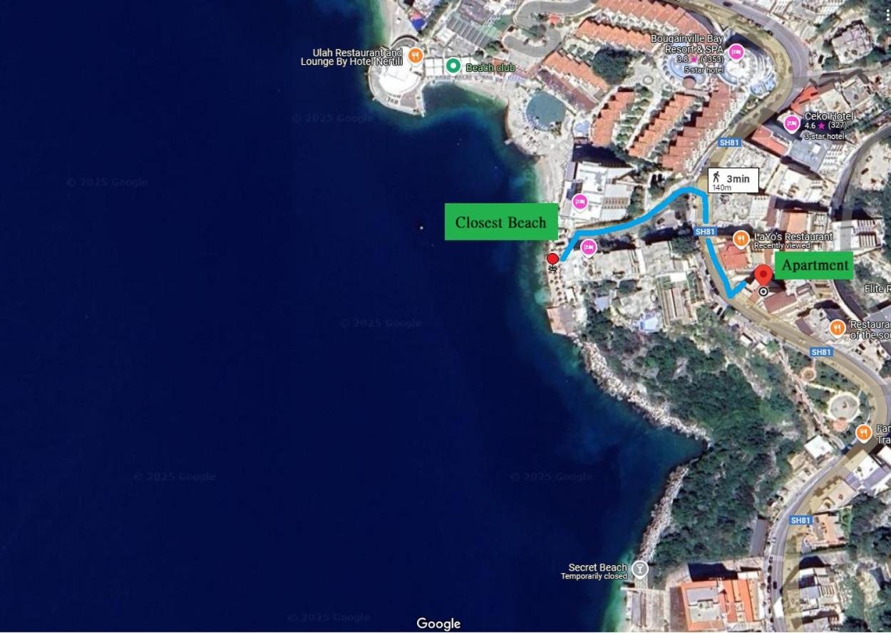 Del Mar Sea View Apartment Саранде Екстериор снимка
